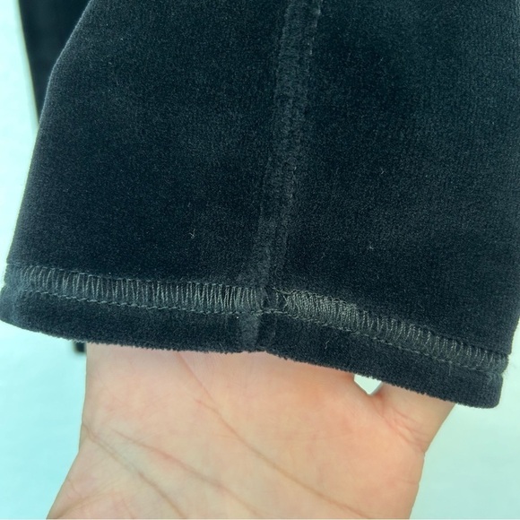 Nili Lotan Daphne Velour Wide Leg Sweatpant black medium - Picture 7 of 13